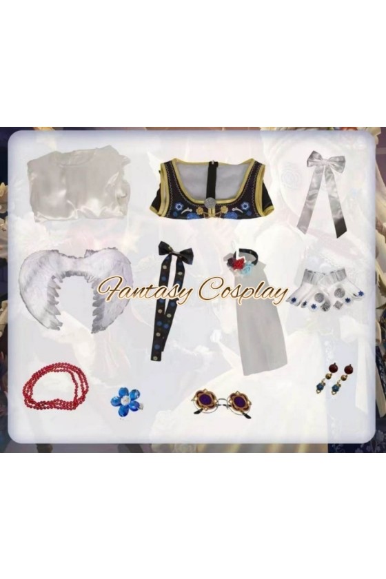 Identity V Perfumer Judith the Dove White Lolita Dress Cosplay Costume